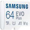 65129 3 samsung evo plus 2024 microsdxc 64gb sd adapter cl10 uhs i u1 a1 v10