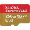 64469 sandisk extreme plus micro sdxc 256gb uhs i u3 class 10 adapter