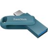 63740 1 sandisk ultra dual drive go 128gb usb 3 2 usb a usb c modra