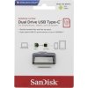 63806 1 sandisk ultra dual usb c drive 128gb usb 3 0 typ c usb 3 0 typ a stribrny