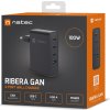 70343 7 univerzalni usb nabijecka natec gan 100w 3x usb c 1x usb a cerna