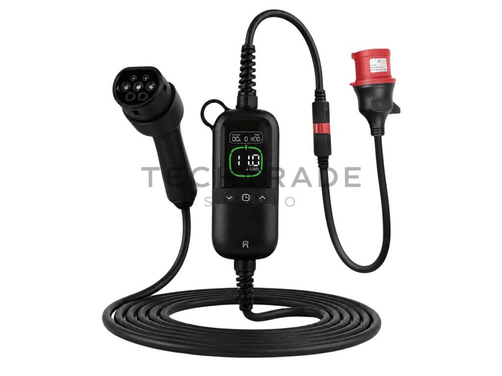 Rheidon PC200 Pro elektromos autó állítható töltőkábel 3x16A – 11 kW 7,5m – Type2 (1)