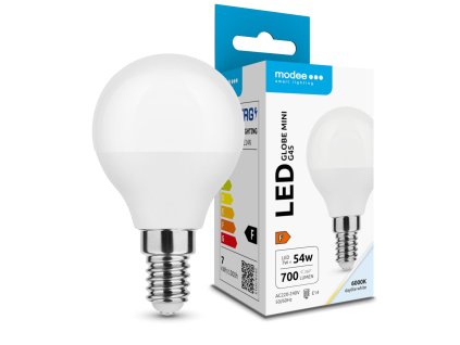 Modee Lighting LED Izzó Globe Mini G45 7W E14 200° 6000K (700 lumen) ERP