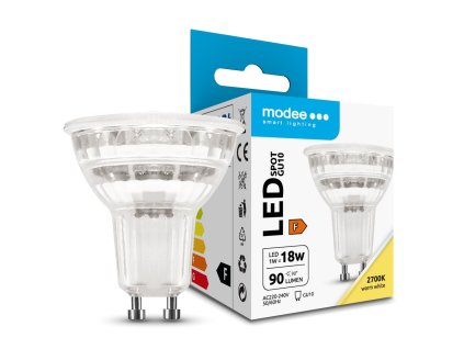 Modee Lighting LED Izzó Spot Üveg 1W GU10 36° 2700K (90 lumen) ERP
