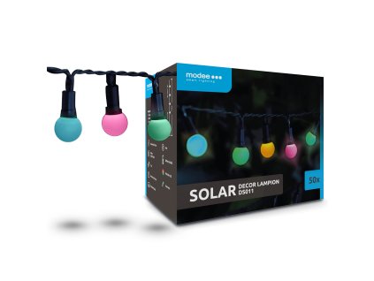Modee Lighting LED Szolár Napelemes Dekor Lampion 50db 7,9m DS011