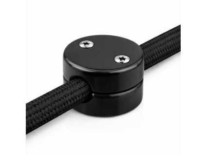 Kábelrögzítő – Ø28 mm – Porcelán – Fekete Ceramicon (1)