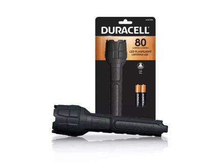 Duracell Elemlámpa Gumírozott DF80SE (+2AAA) (80 lumen) B1