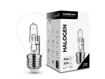 Modee Smart Lighting ECO Halogén Izzó Classic 42W E27 (624 lumen)
