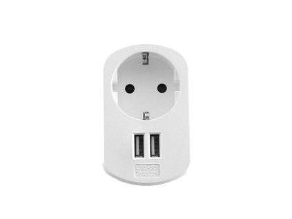 Technik Professional Elosztó Fali 1 utas + 2xUSB 16A