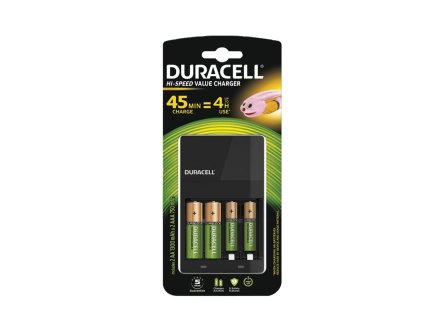 Duracell Akkutöltő CEF14 45min (+2db 1300mAh AA + 2db 750mAh AAA) B1