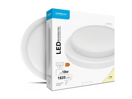 Modee LED Bulkhead Kerek 18W 4000K (D195x35mm) IP65 (1820 lumen) fehér ERP