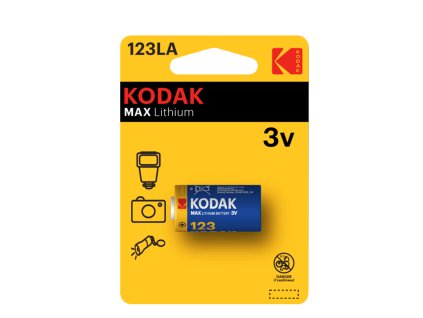 Kodak Ultra Lithium Fotó Elem CR123 (3V) B1