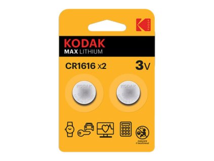 Kodak Ultra Lithium Gombelem CR1616 (3V) B2
