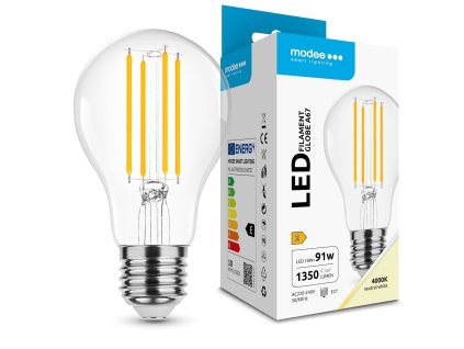 Modee LED Izzó Filament A67 10W E27 360° 4000K (1350 lumen) ERP