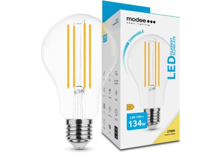 Modee LED Izzó Filament A70 15W E27 360° 2700K (2000 lumen) dimm. ERP