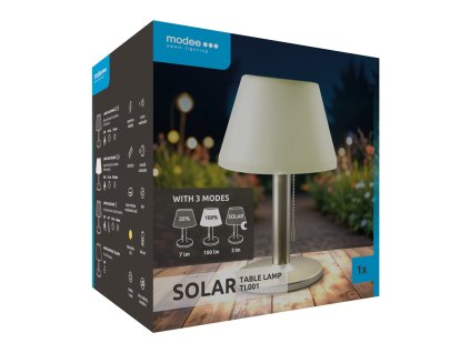 Modee Lighting LED Szolár Napelemes Asztali Lámpa TL001