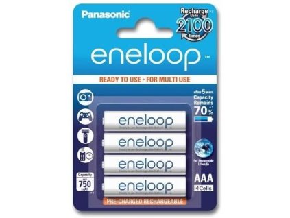 Panasonic Eneloop Akkumulátor Mikro 750mAh AAA B4