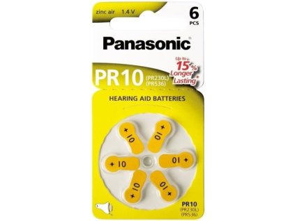 Panasonic Hallókészülék Elem PR10 B6
