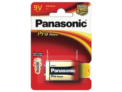 Panasonic Pro Power Gold Alkáli 9v Elem (6LF22PPG/1BP) B1
