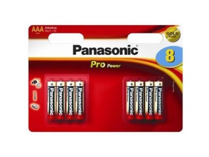 Panasonic Pro Power Gold Alkáli Mikro Elem AAA (LR03PPG/8BP) B8
