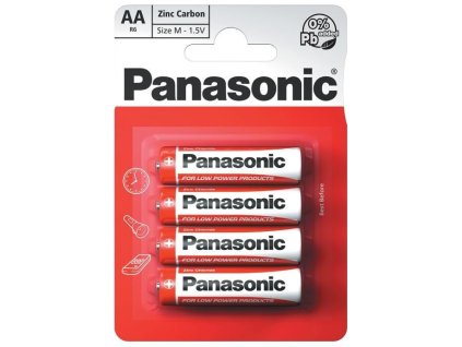 Panasonic Zinc Féltartós Ceruza Elem AA (R6RZ/4BP) B4