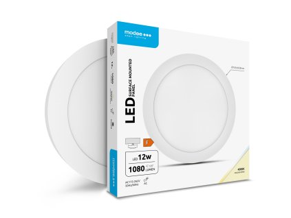 Modee LED Panel Kerek - Felszerelhető A2-series 12W 4000K (1080 lumen) ERP