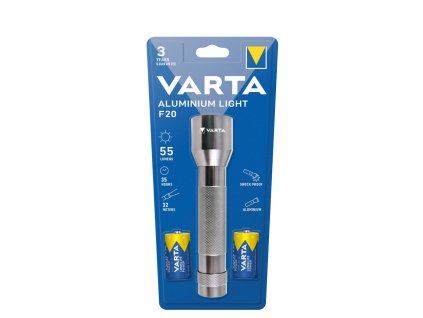 VARTA Elemlámpa Aluminium Light F20 (+2C) (55 lumen)
