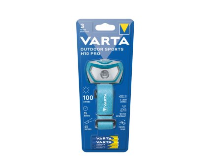 VARTA Fejlámpa Outdoor Sports H10 PRO (+3AAA) (100 lumen)