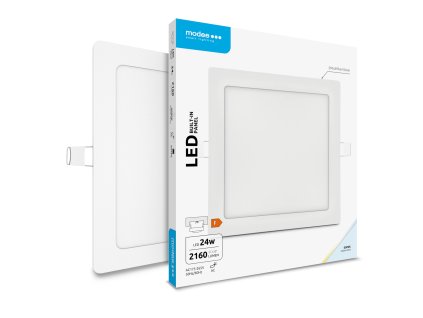 Modee LED Panel Négyzet - Beépíthető A2-series 24W 6000K (2160 lumen) ERP