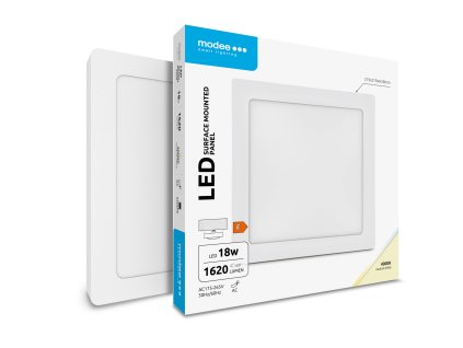 Modee LED Panel Négyzet - Felszerelhető A2-series 18W 4000K (1620 lumen) ERP