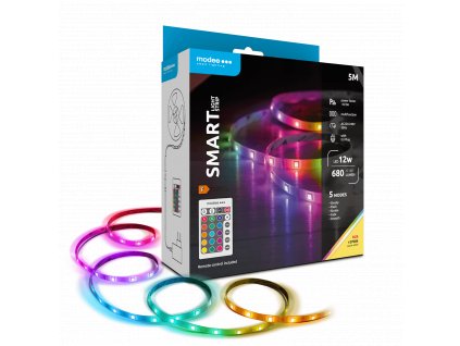 Modee LED Smart (Remote) Szalag 12W IP20 2700K+RGB (680 lumen) 5M