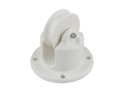 Mennyezetre rögzíthető fehér porcelán csigakerék