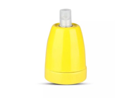 Sárga porcelán foglalat E27 függeszthető