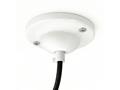 Ø80 Lámpatalp – Fehér Porcelán Ceramicon