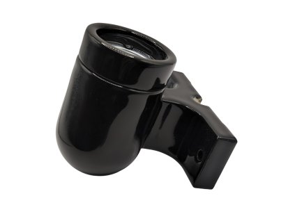 Fekete Porcelán Fali Lámpafoglalat E27