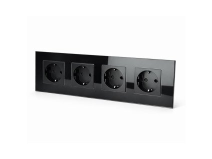 GlassOn egyszerű konnektorok üveg kerettel (4)