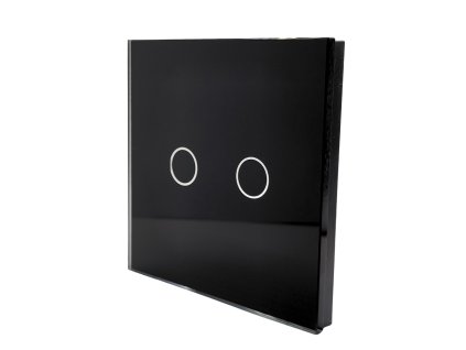 GlassOn Szimpla Fekete Üveg Érintőkapcsoló Panel (5)