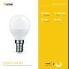 Technik LED Izzó Globe Mini G45 6W E14 270° 6000K (490 lumen)