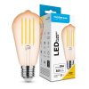 Modee LED Izzó Filament Amber ST58 4W E27 320° 1800K (360 lumen)