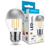 Modee LED Izzó Filament G.Mini P45 Silver Top 4W E27 320° 4000K (400 lumen)