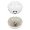 Fehér porcelán mennyezeti rozetta 125x80mm (3)