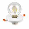E27 Süllyesztett Porcelán Foglalat – Fehér Ceramicon (3)