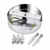 Ø100 Lámpatalp – Króm Fém TechTrade Vintage Lighting (2)