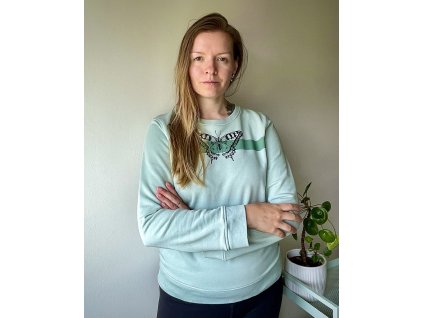 Mikina Motýlí proužek · vel L