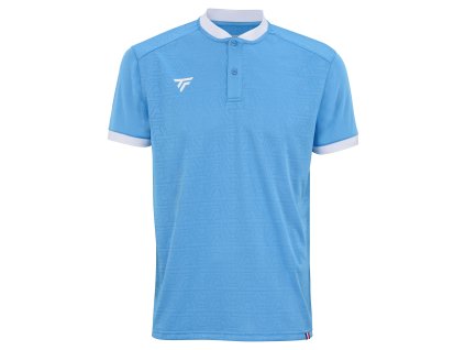 Pánské tričko TECNIFIBRE 2023 Club Polo (Barva azur, Velikost XS)