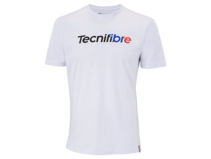 Pánské tričko TECNIFIBRE 2023 Club Tee (Barva white, Velikost XS)