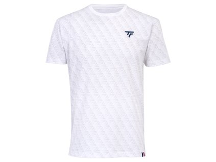 Pánské tričko TECNIFIBRE 2024  Graphic Tee (Barva white, Velikost XS)