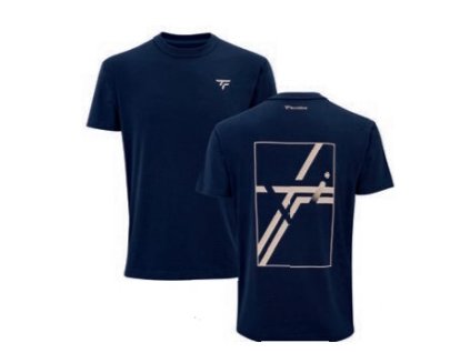 Pánské tričko TECNIFIBRE 2025  GRAPHIC TEE (Barva marine, Velikost XS)