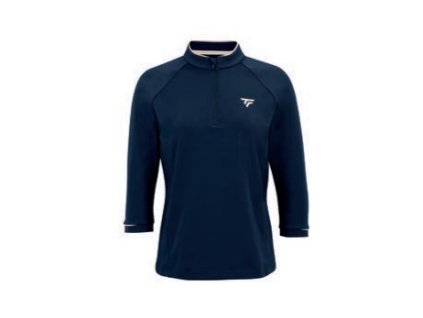 Dámská bunda TECNIFIBRE 2025  THERMO ZIP 3/4 SLEEVES (Barva marine, Velikost XS)
