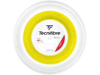 Tenisový výplet TECNIFIBRE  HDMX (Barva yellow, Délky 200 m, RS Průměr (mm) 1,35)